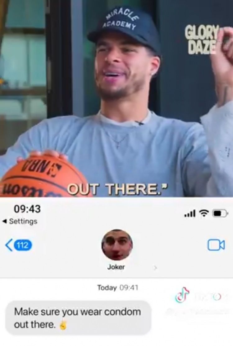 开云-爱游戏-注意安全💀小波特:交易后约基奇给我发信息说“记得戴套”