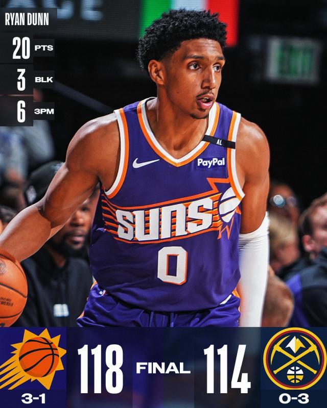 Kaiyun Sports-开云体育-一场顶大学一年?太阳28顺位捡漏 邓恩能成顶级3D?